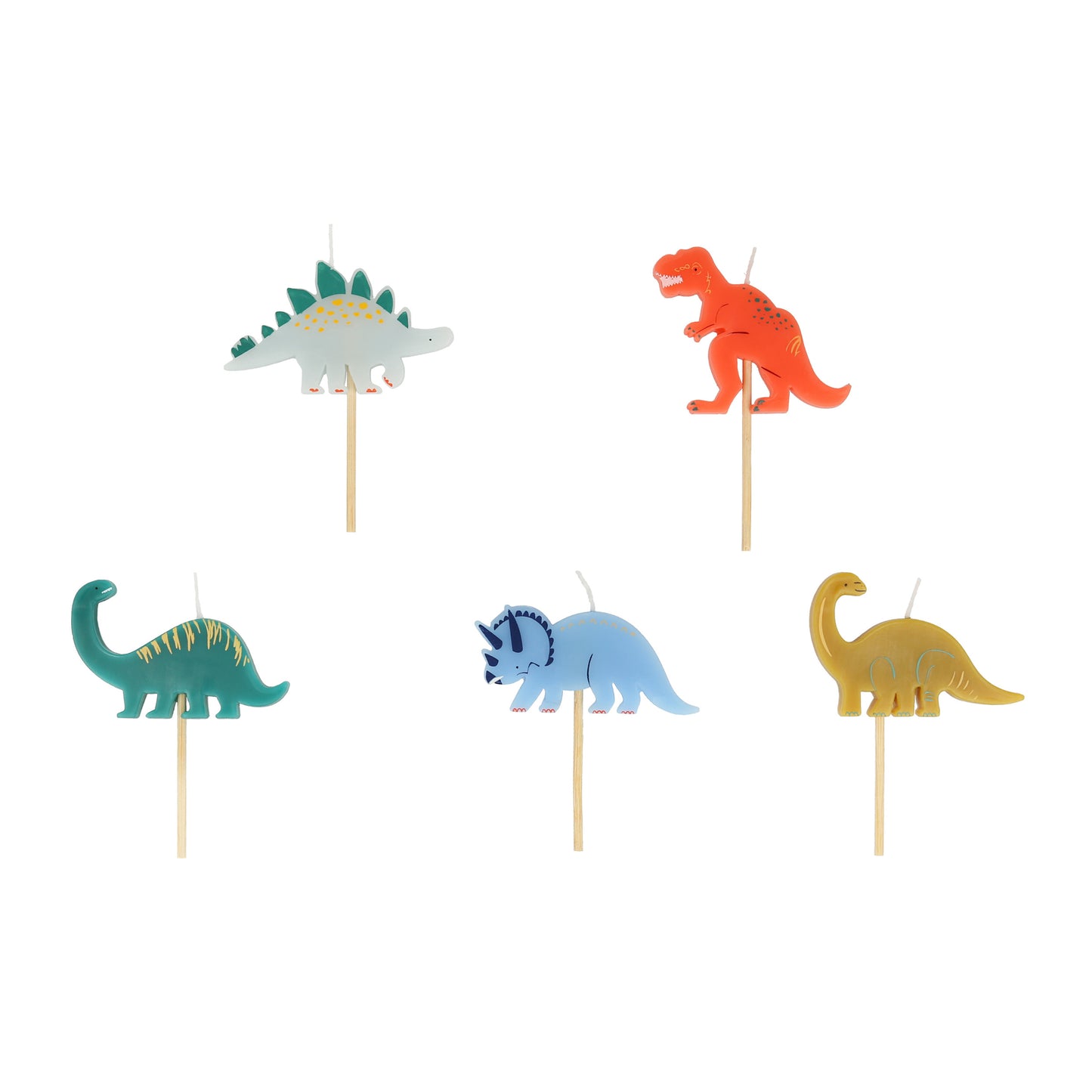 dortové svíčky — mini dino