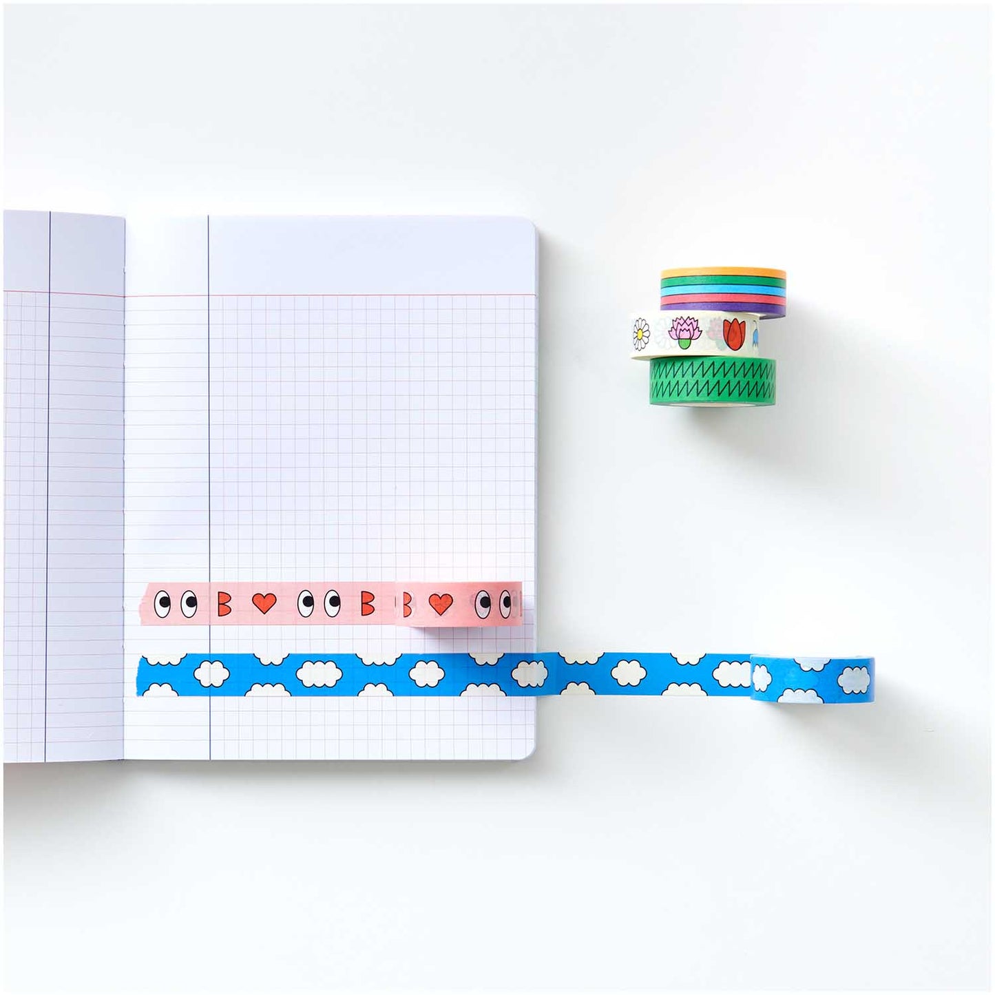 5x washi páska — eye candy