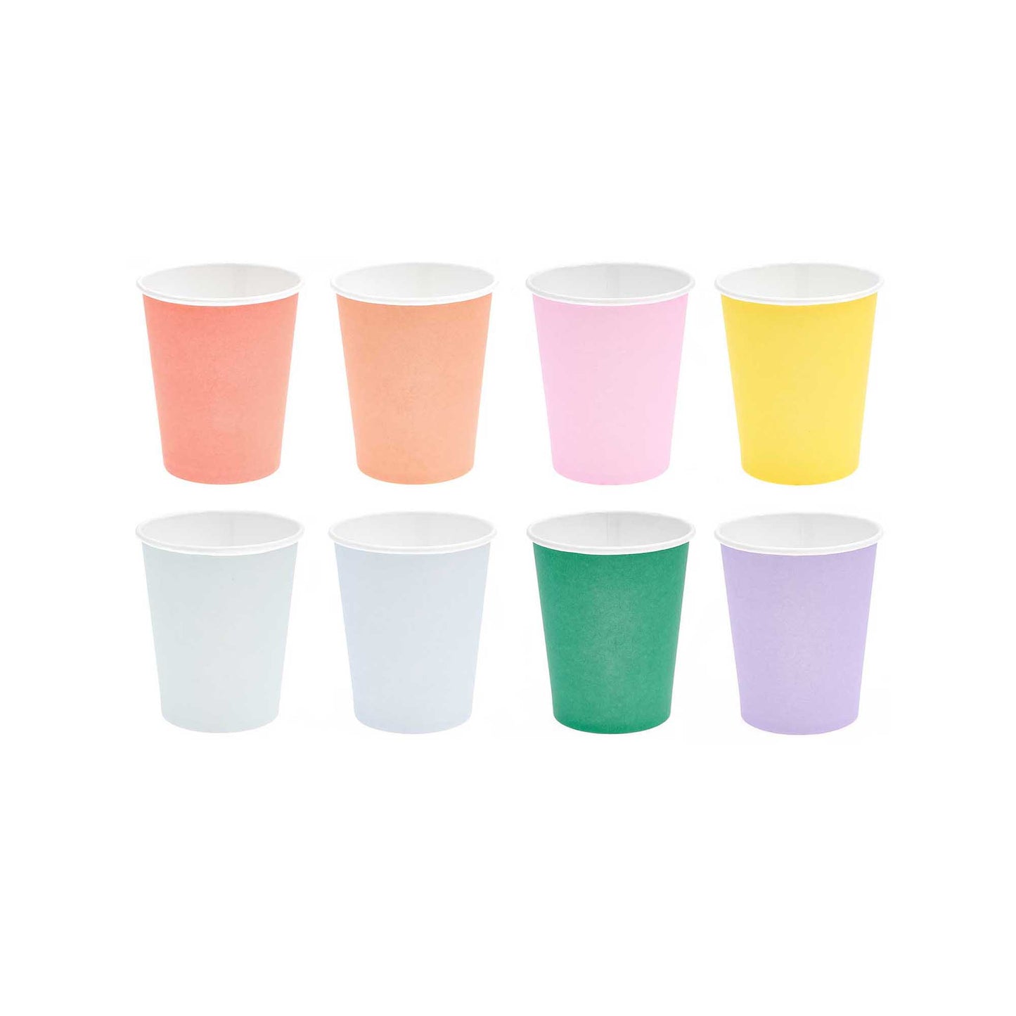papírové kelímky — rainbow — 250 ml