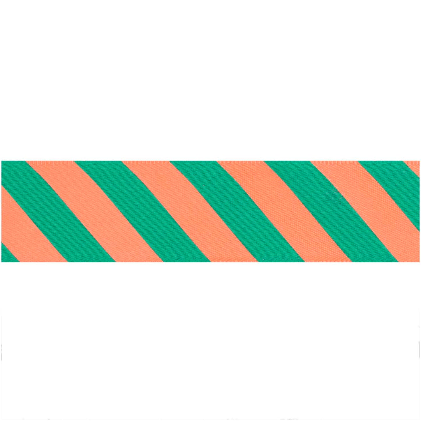 stuha pruhovaná — tyrkysová & neon červená