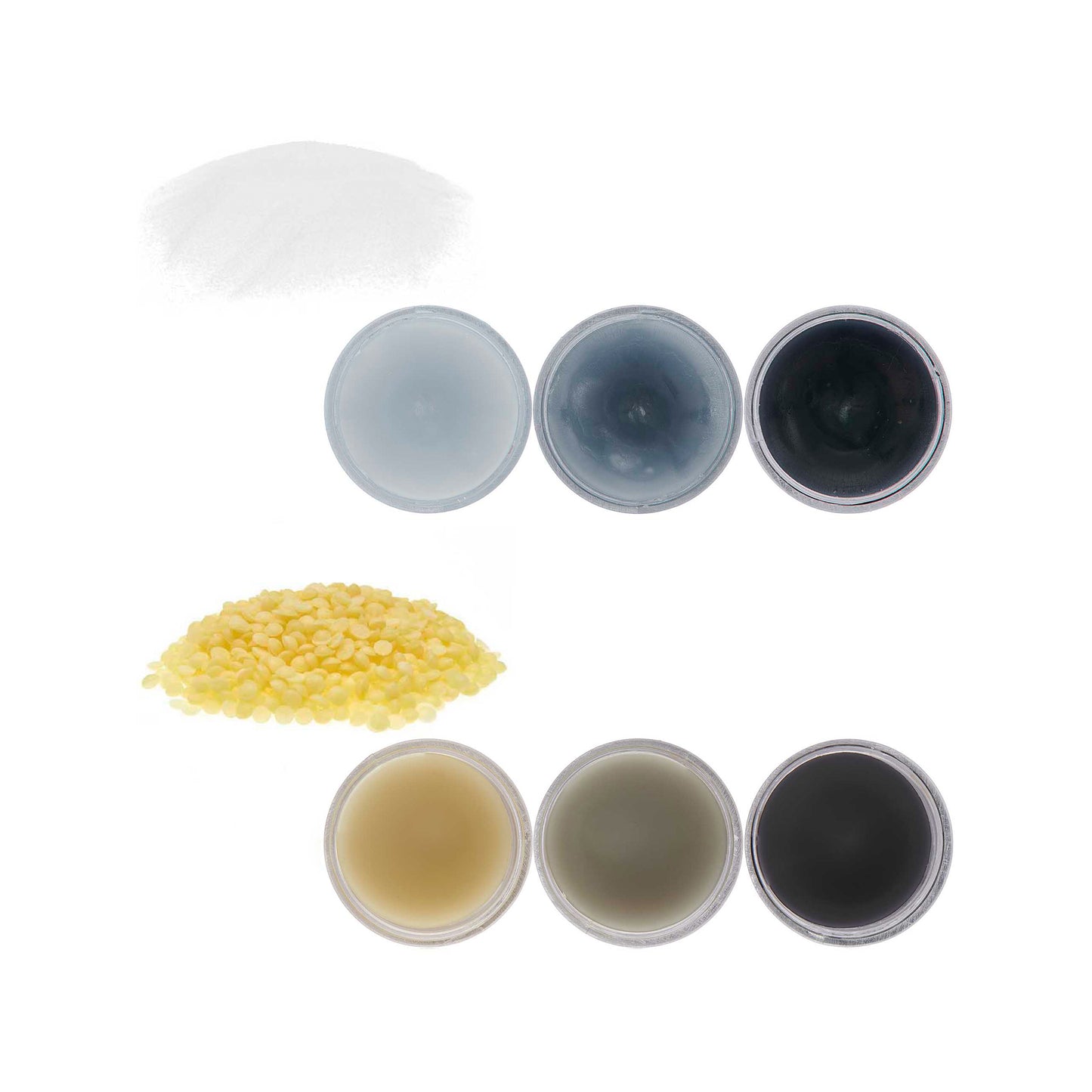 barevný pigment na tvorbu svíček z přírodního vosku – grey