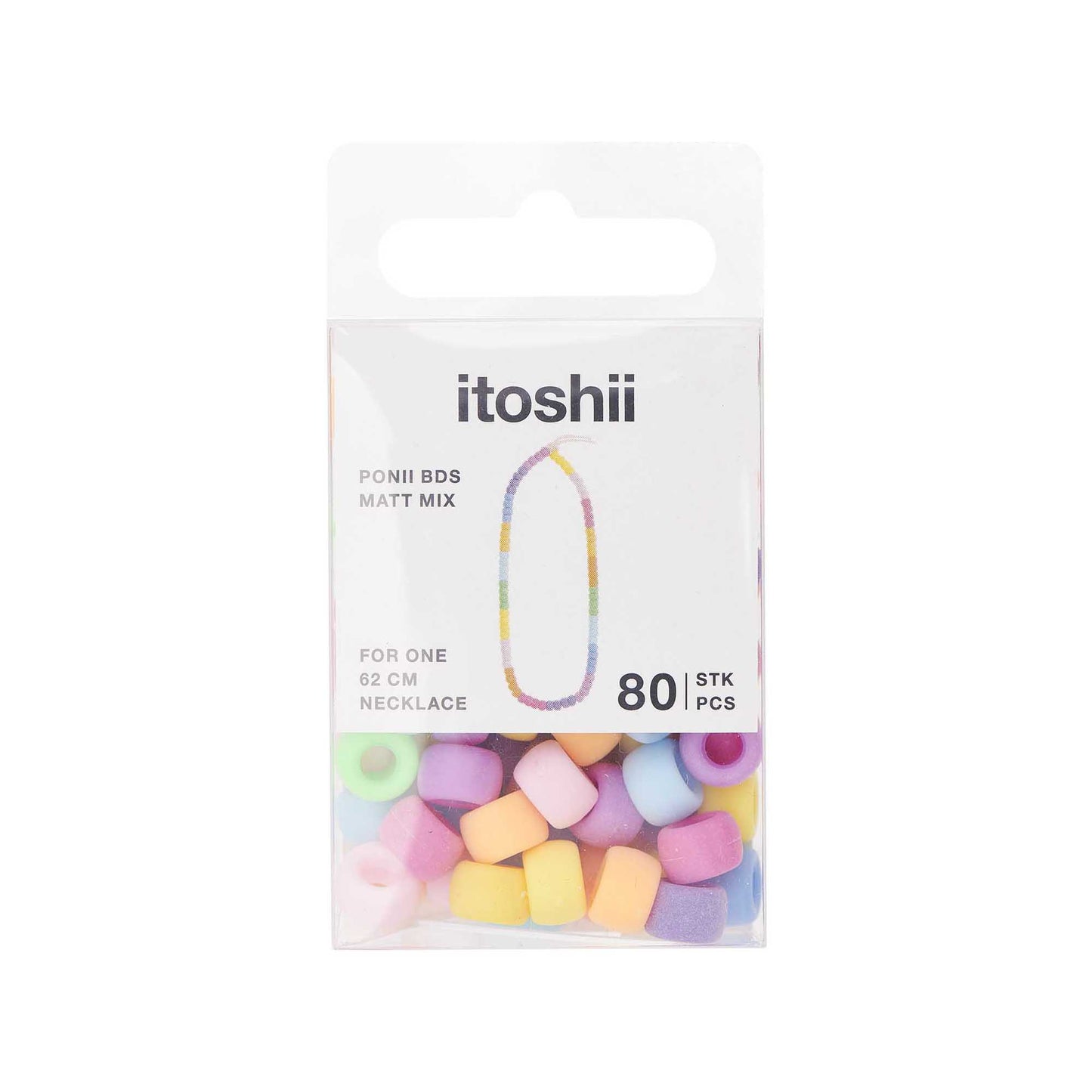 korálky — ponii beads — mat mix