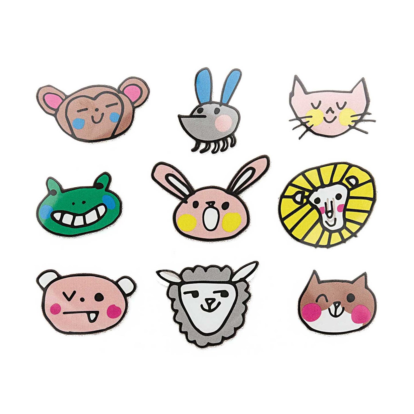 nažehlovačky — happy faces
