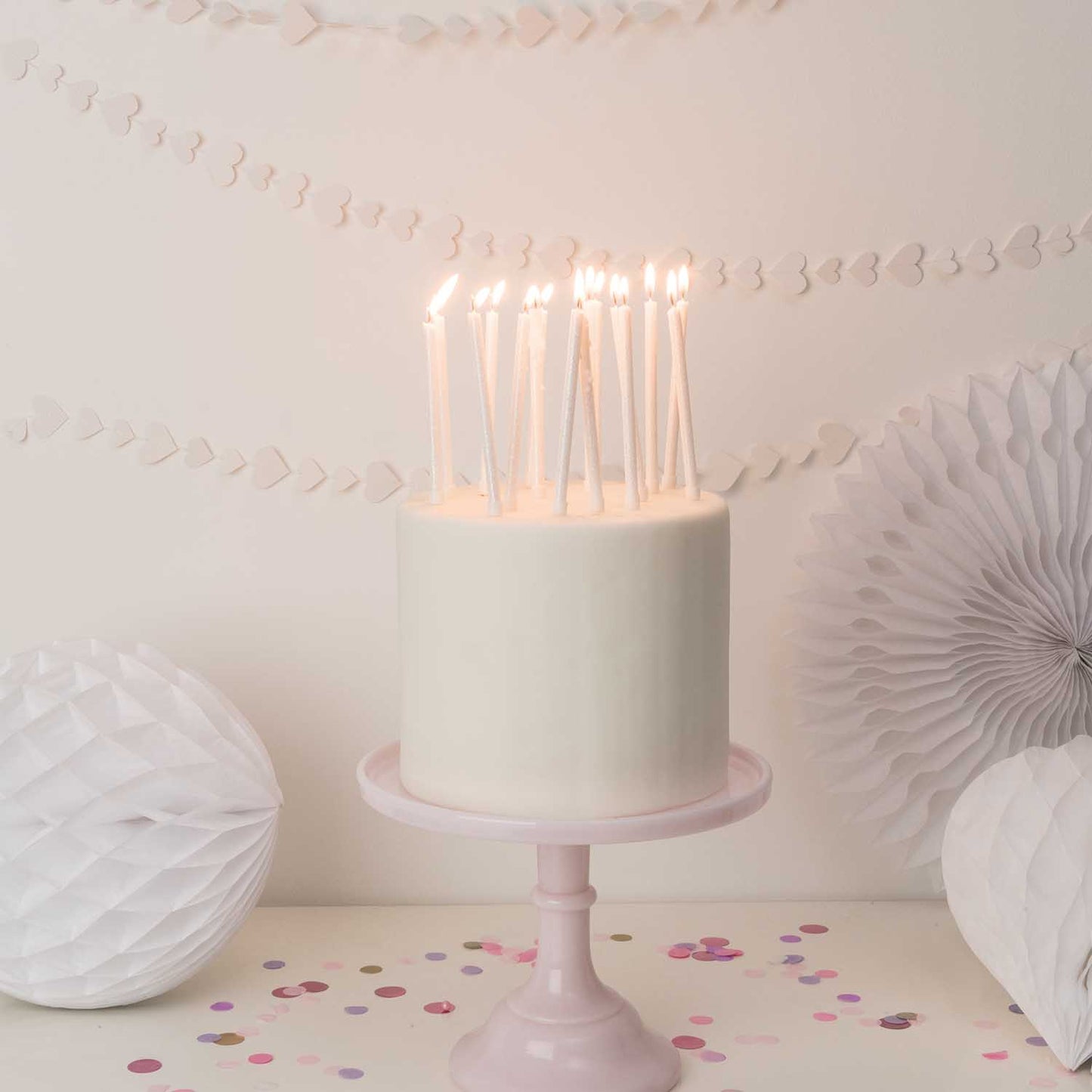 dortové svíčky — třpytivé