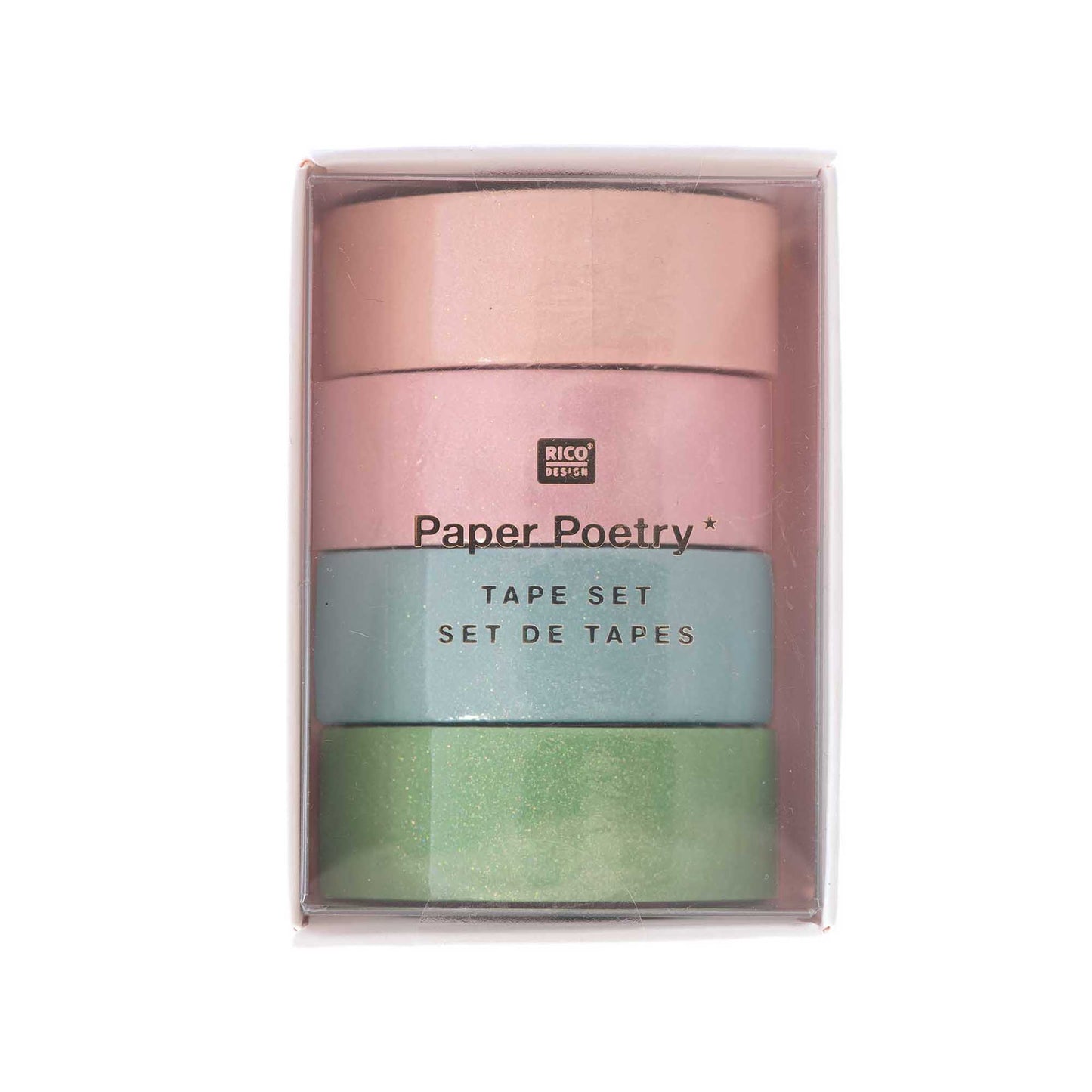 4x washi páska — pastel