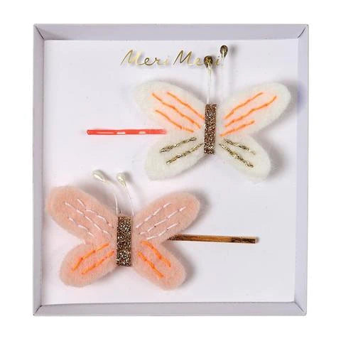sponky do vlasů — butterflies