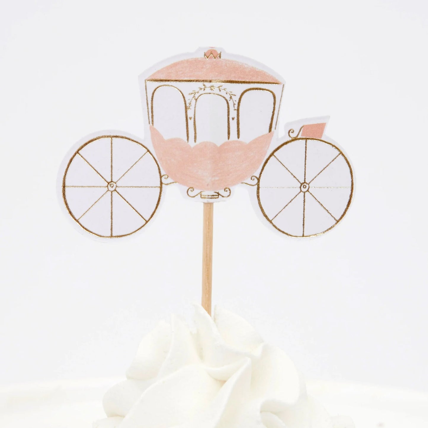 sada dekorací na princeznovské cupcakes — princess