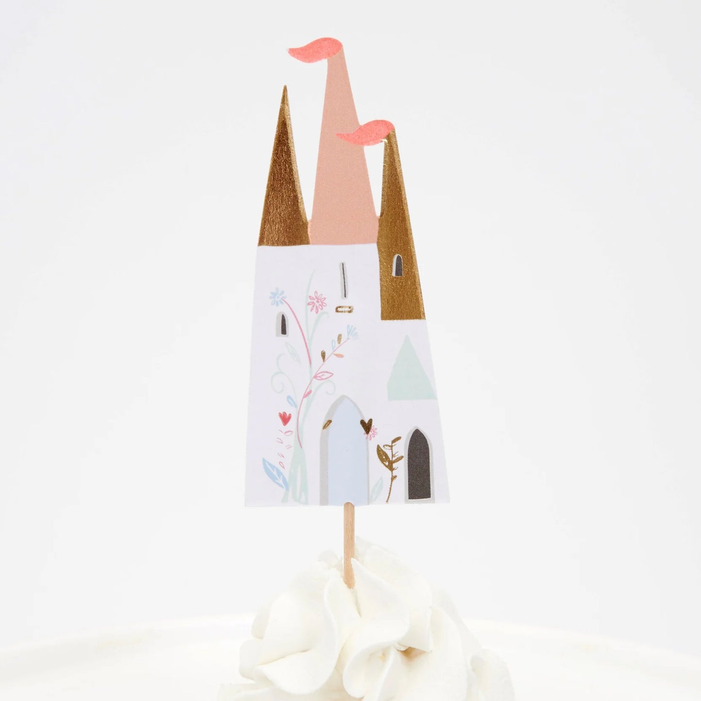 sada dekorací na princeznovské cupcakes — princess