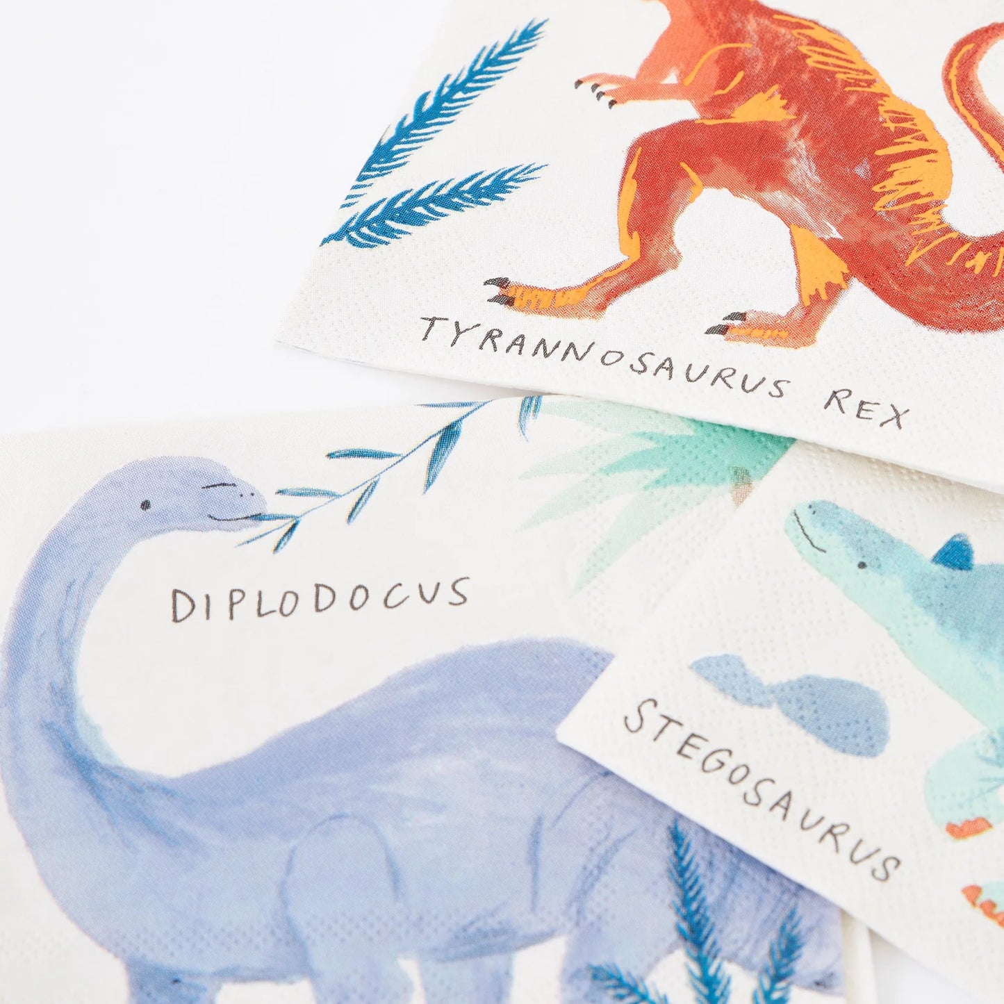 papírové ubrousky — dinosaurus