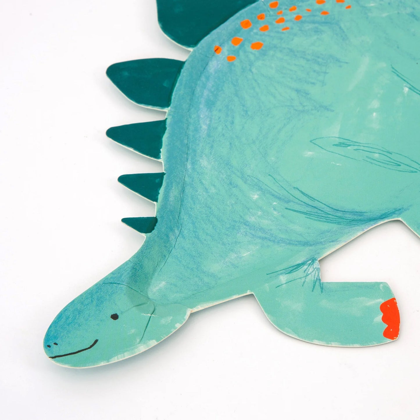 dinosauří papírové talíře — Stegosaurus