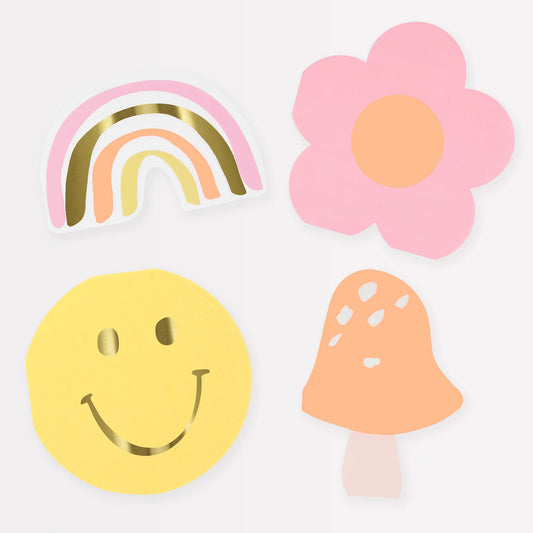 papírové ubrousky — happy icons