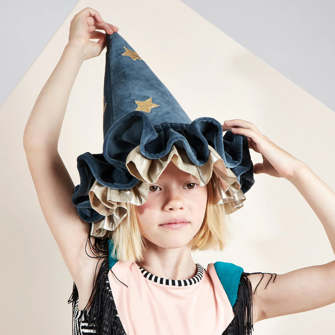 čarodějnický klobouk — blue hat