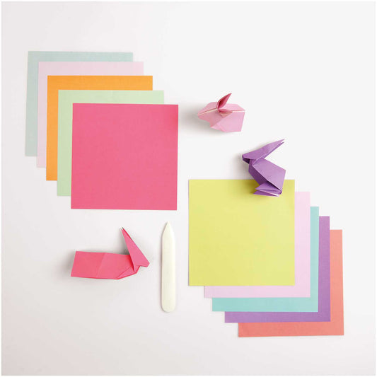 origami papíry — duo color