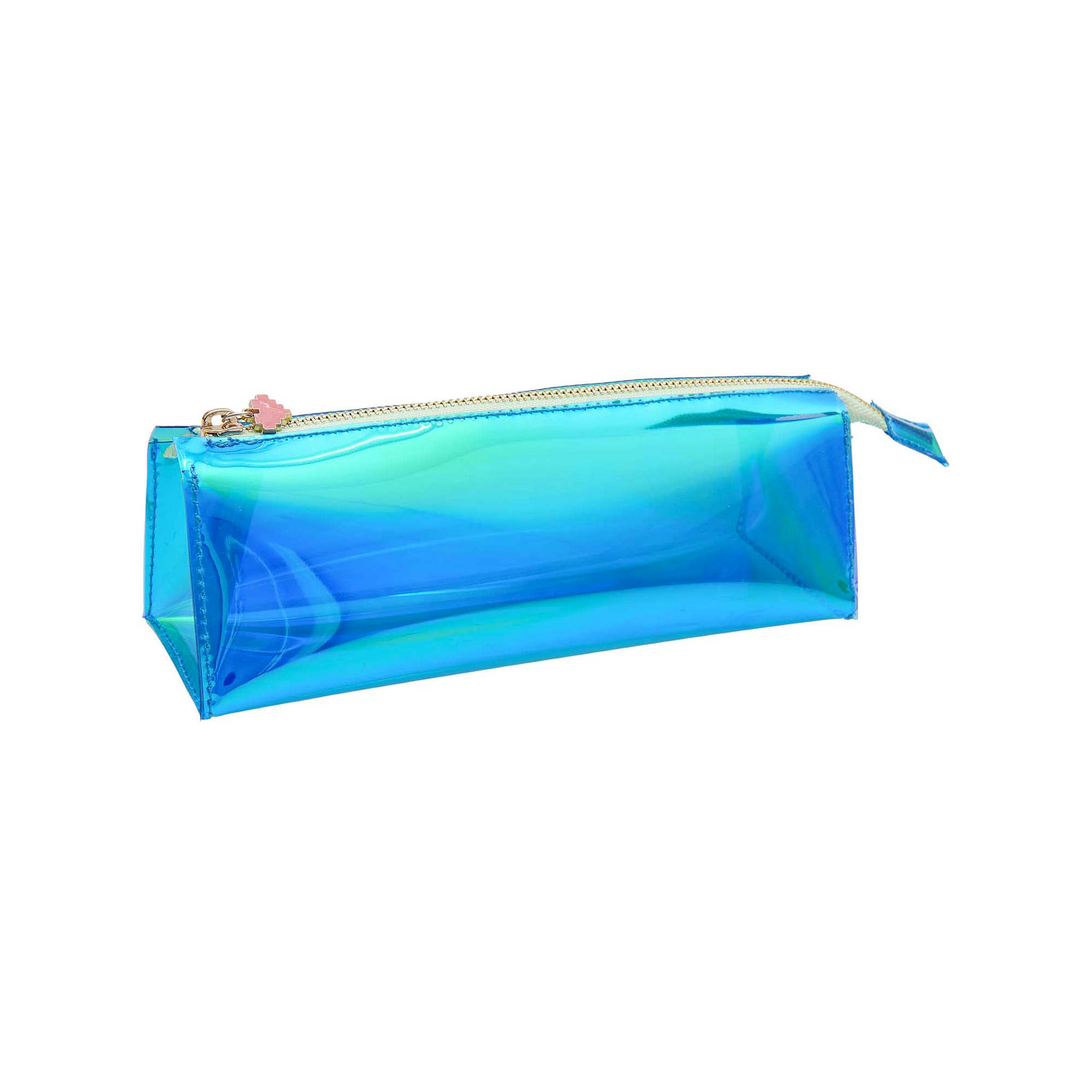 duhový metalický penál — blue PŘEDOBJEDNÁVKA
