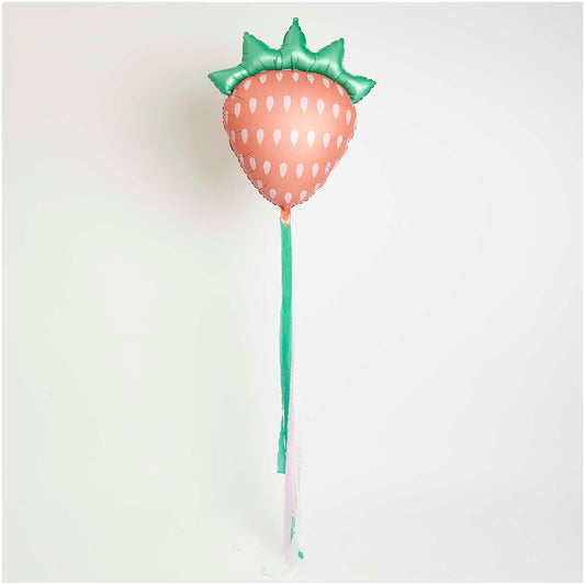 foliový balónek — jahoda