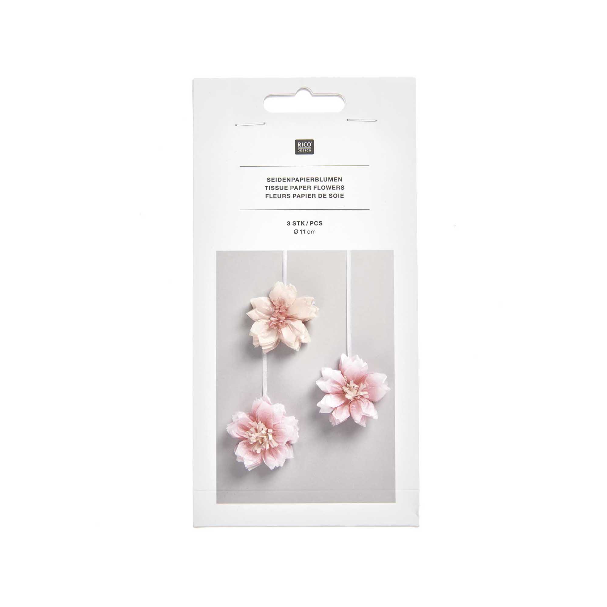 květiny z hedvábného papíru — cherry blossom S