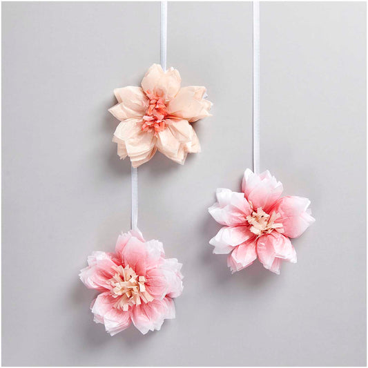 květiny z hedvábného papíru — cherry blossom S
