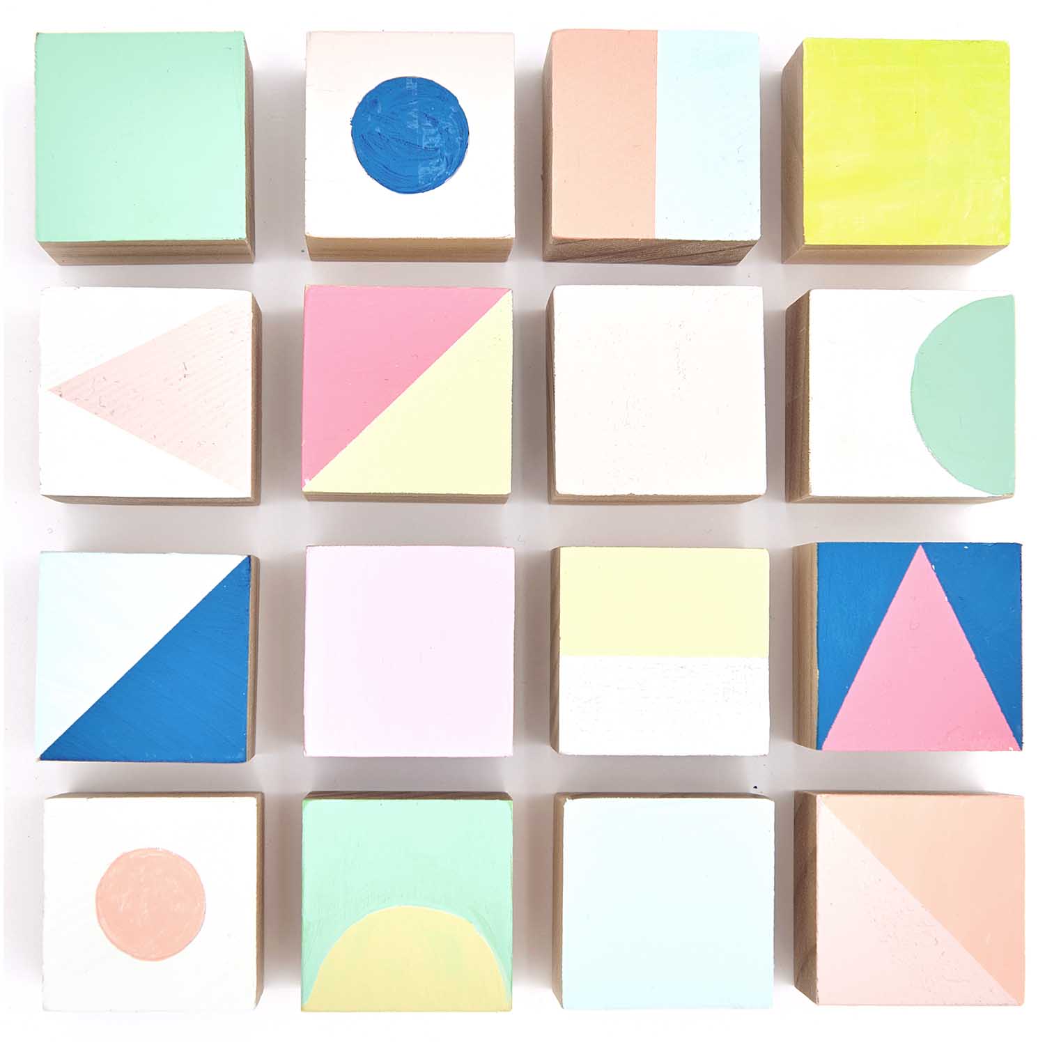 dřevěné kostky 3x3x3 cm