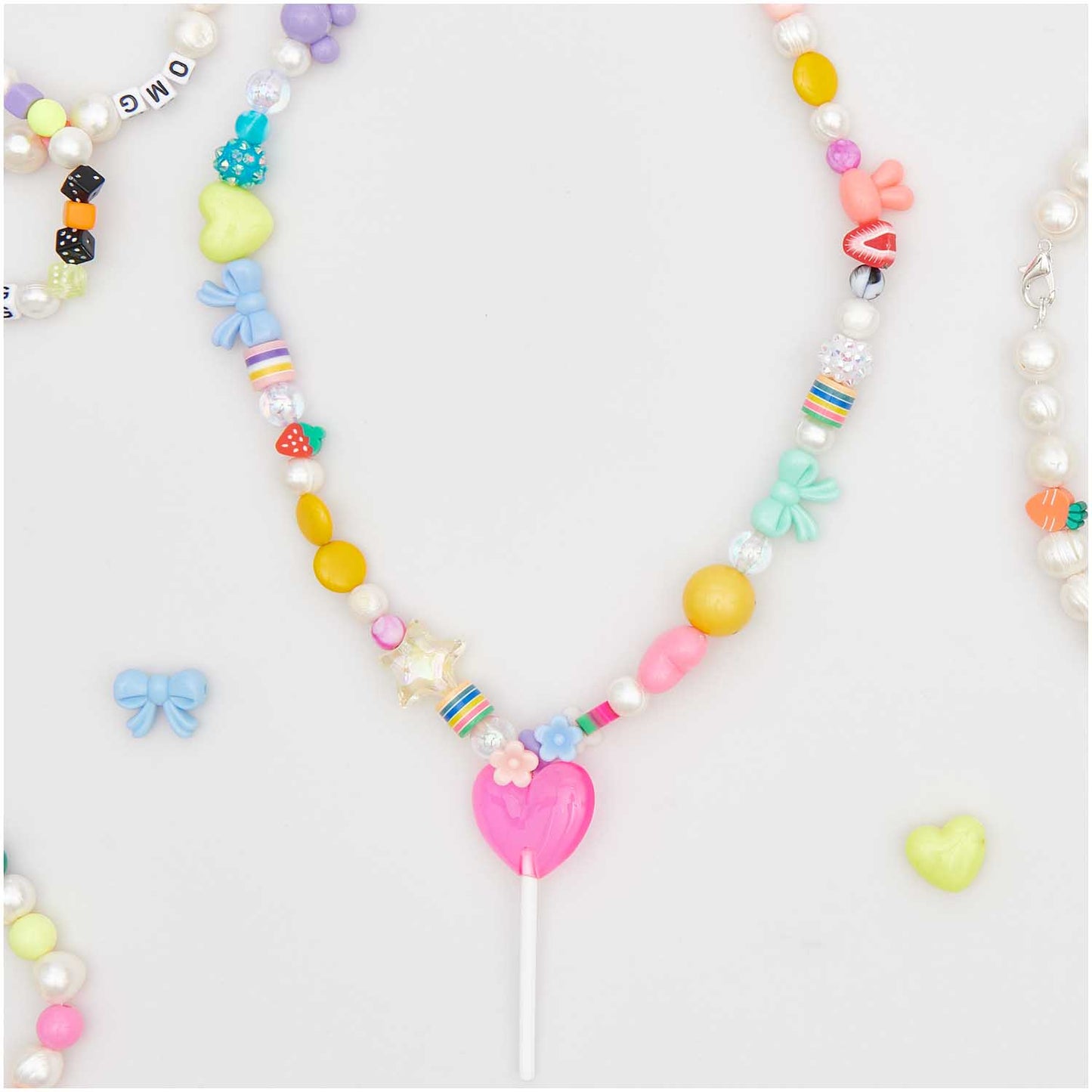 přívěšek Lollipop — heart