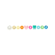 korálky — ponii beads — star mix