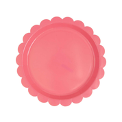 papírové talíře — neon pink