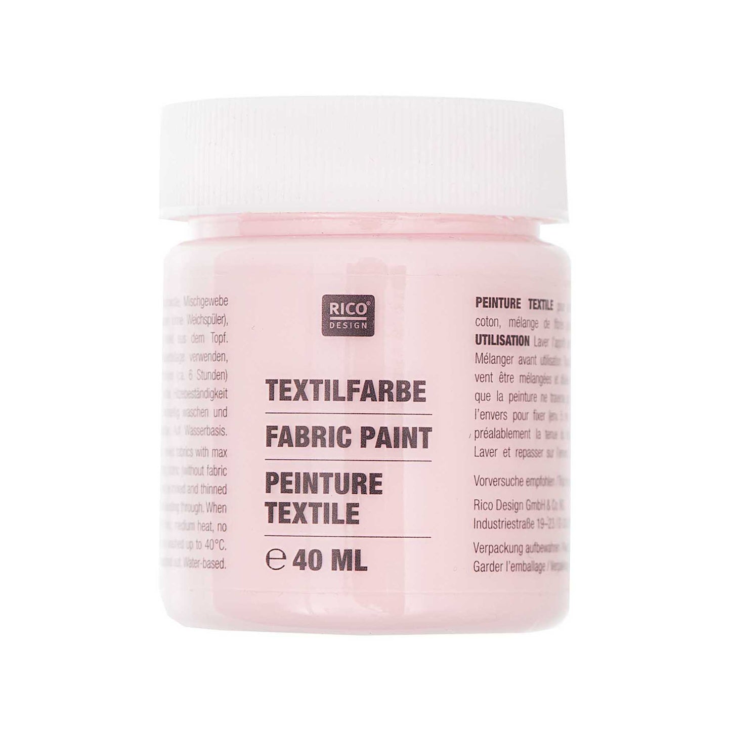 růžová barva na textil – 40 ml