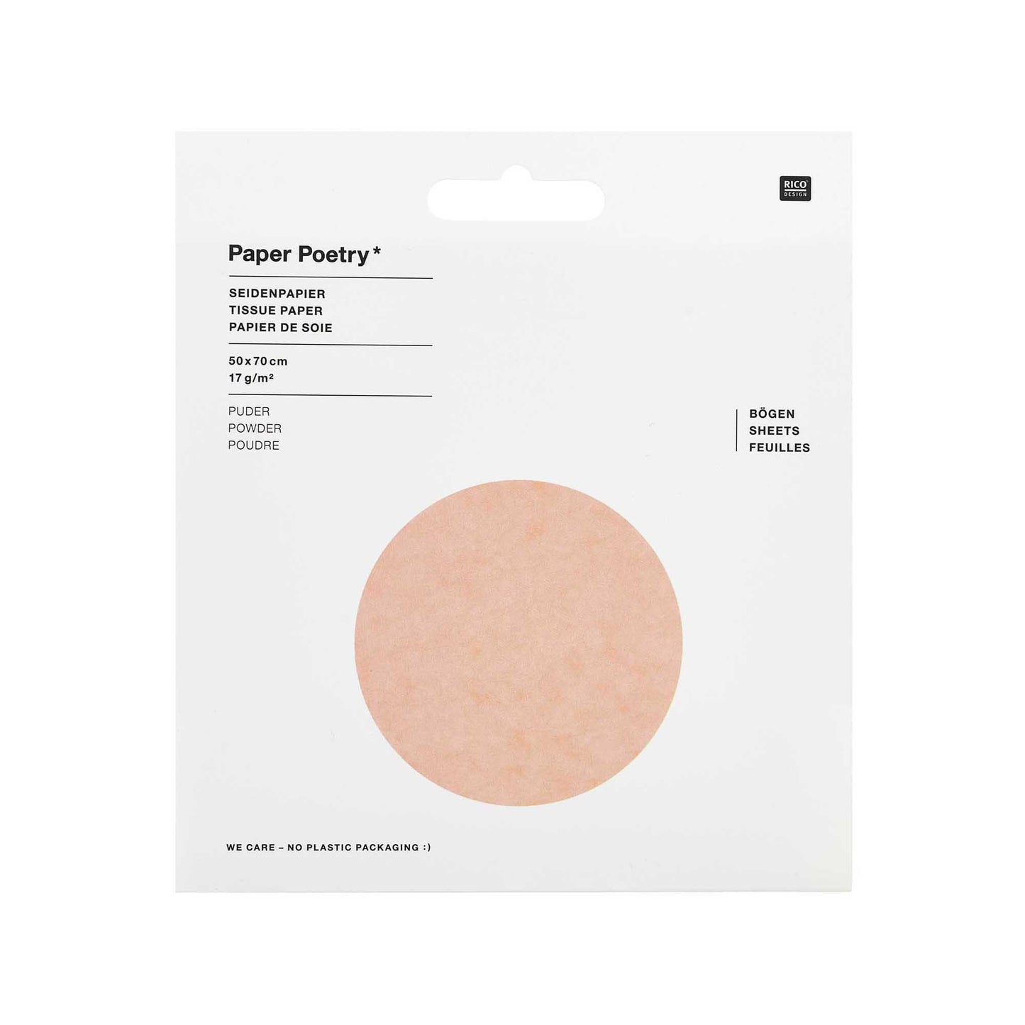 hedvábný balicí papír – powder