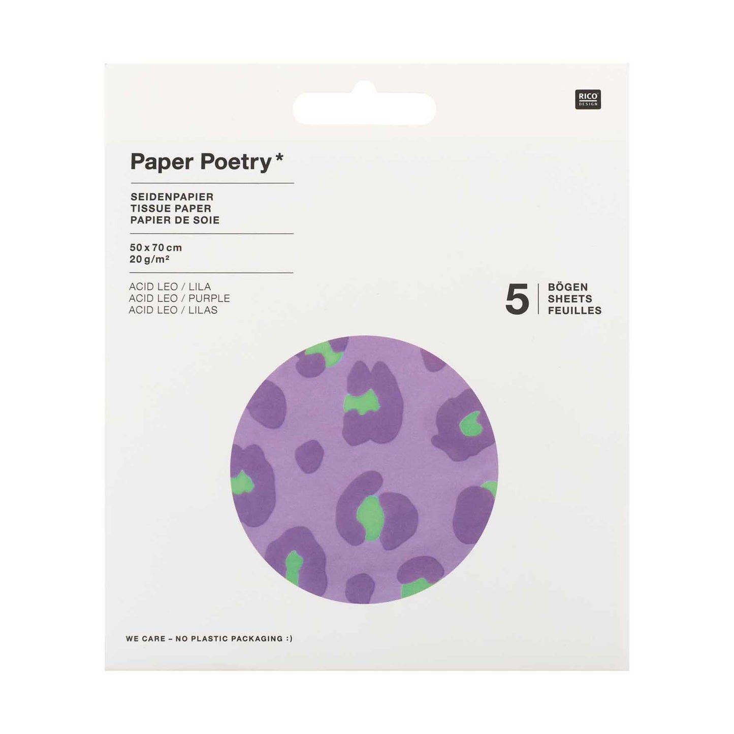 hedvábný balicí papír – acid leo