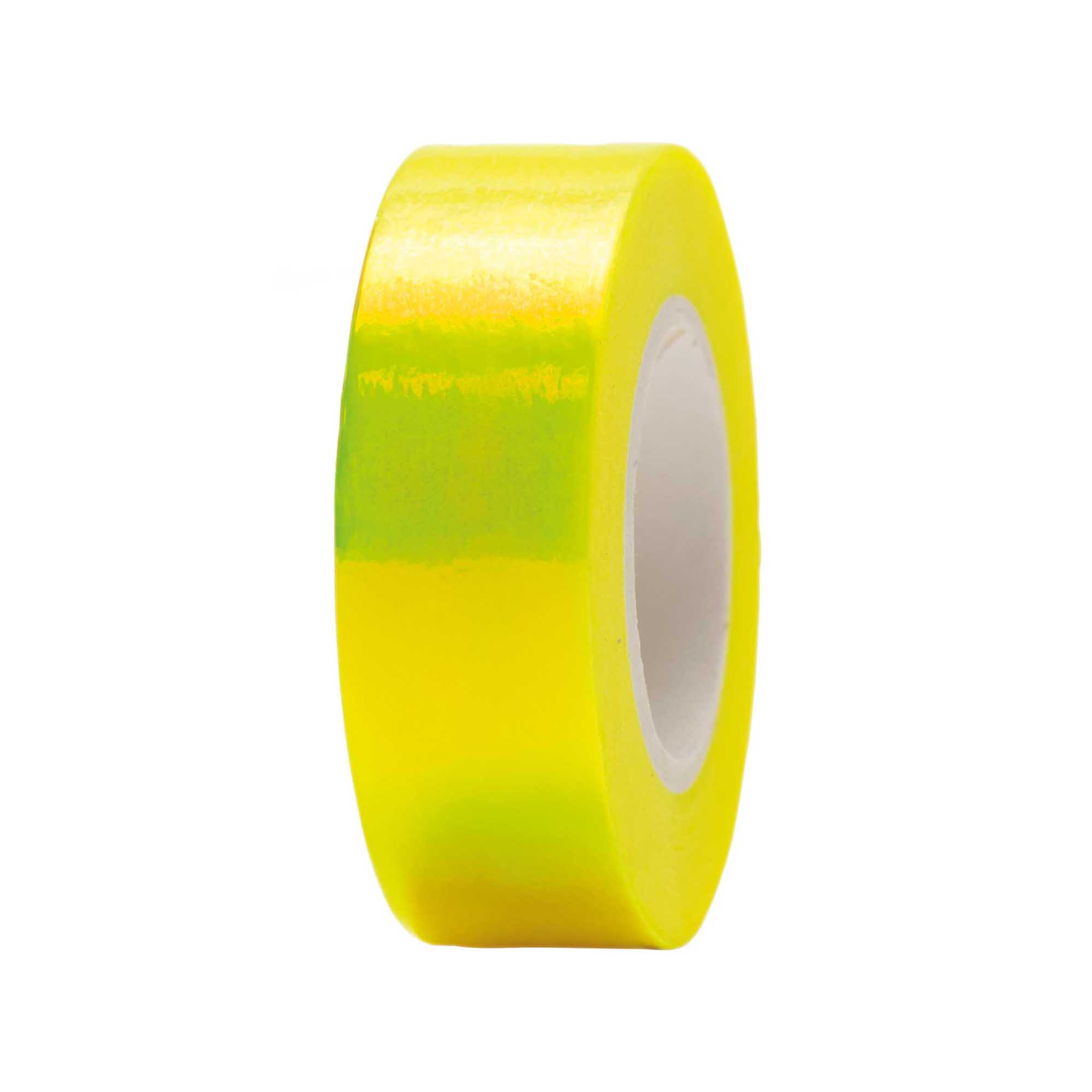 washi páska — iridescent yellow