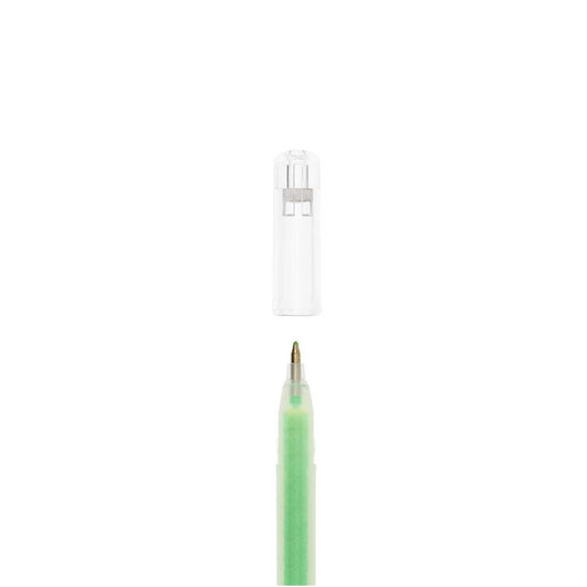gelové pero — neon green
