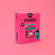 obří nafukovací polštář / puf — strawberries