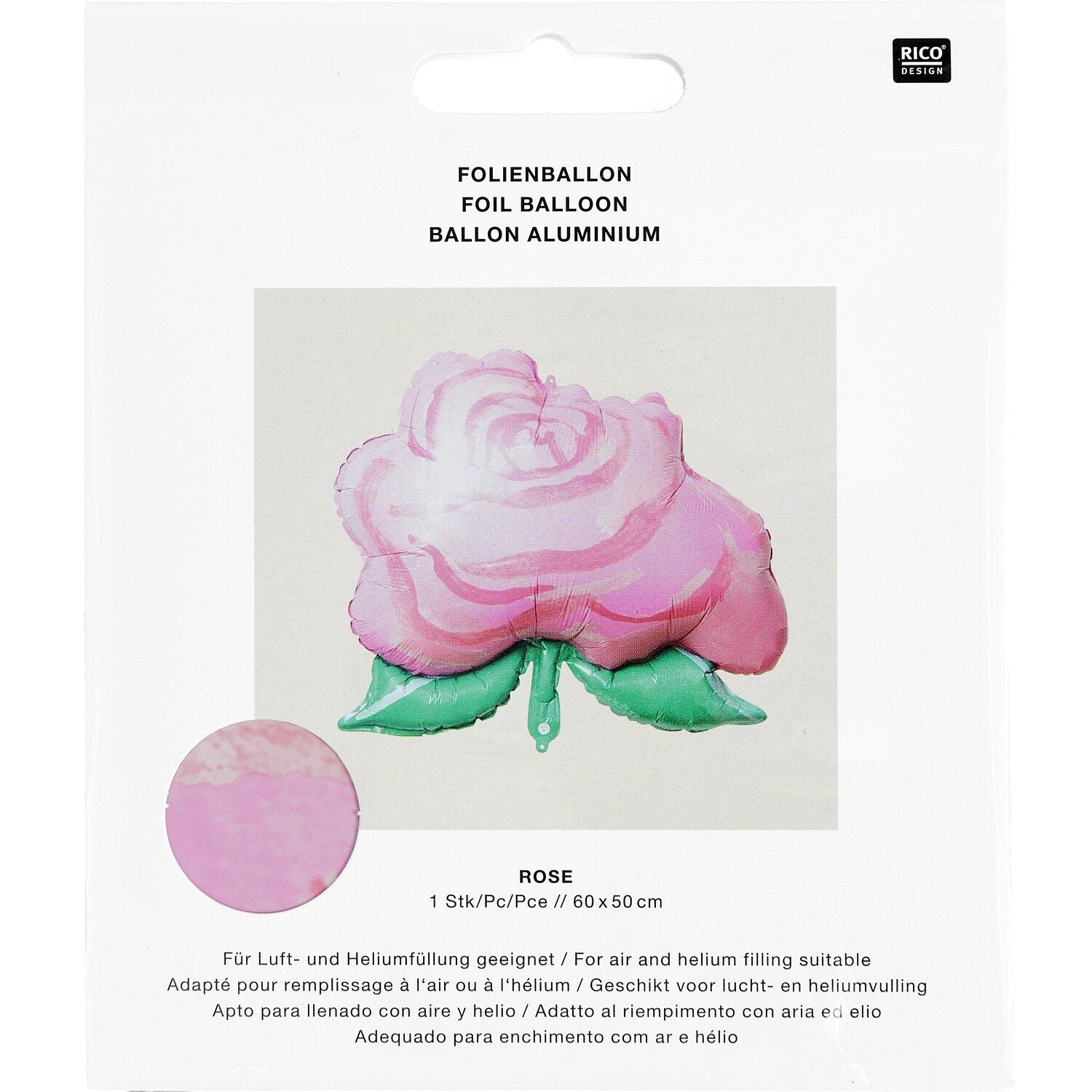foliový balónek — rose