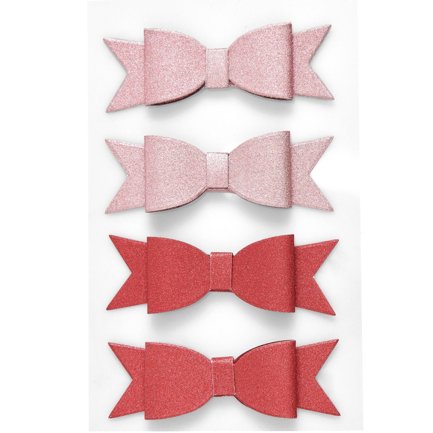 glitrové 3D samolepky — mašle