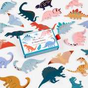 papírové samolepky — dinosauři / dinos