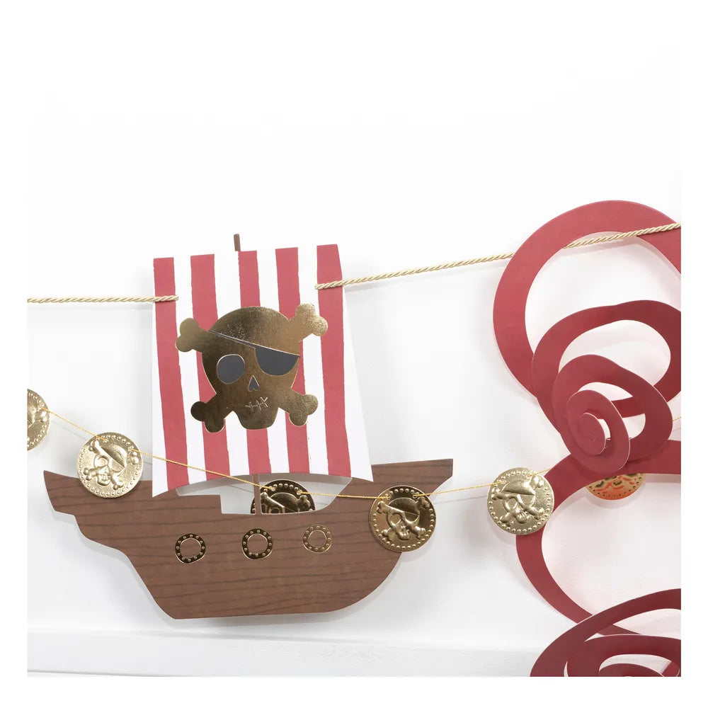 papírová girlanda — meri meri — pirates