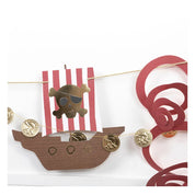 papírová girlanda — meri meri — pirates