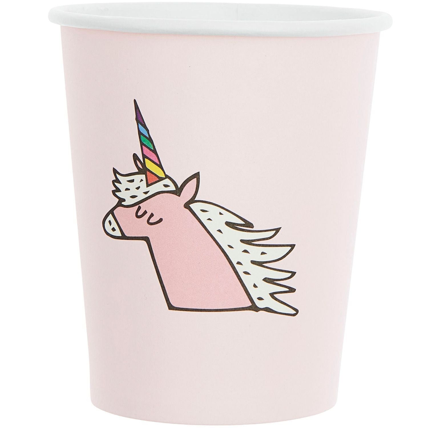 papírové kelímky — unicorn / jednorožec