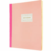 bambusový sešit / notebook — L — coral
