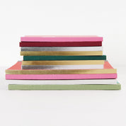 bambusový sešit / notebook — L — coral