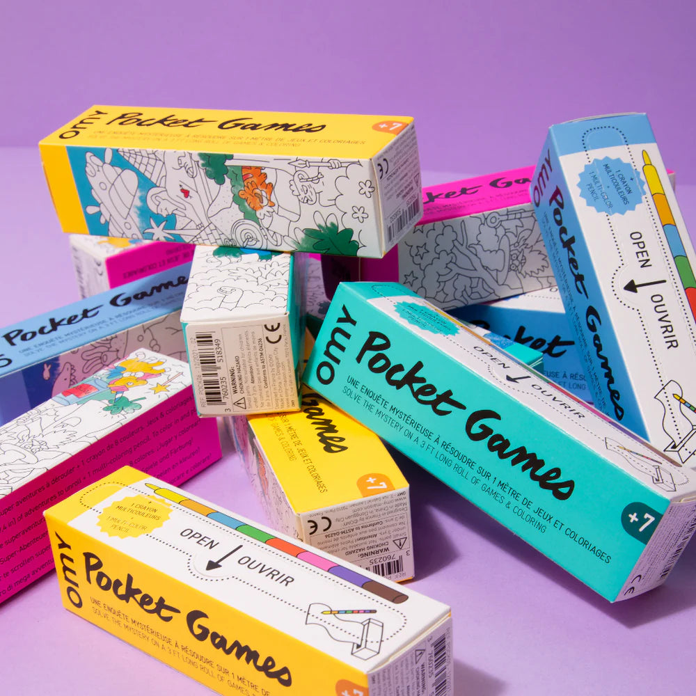 pocket games — omalovánky a multibarevná pastelka v jednom