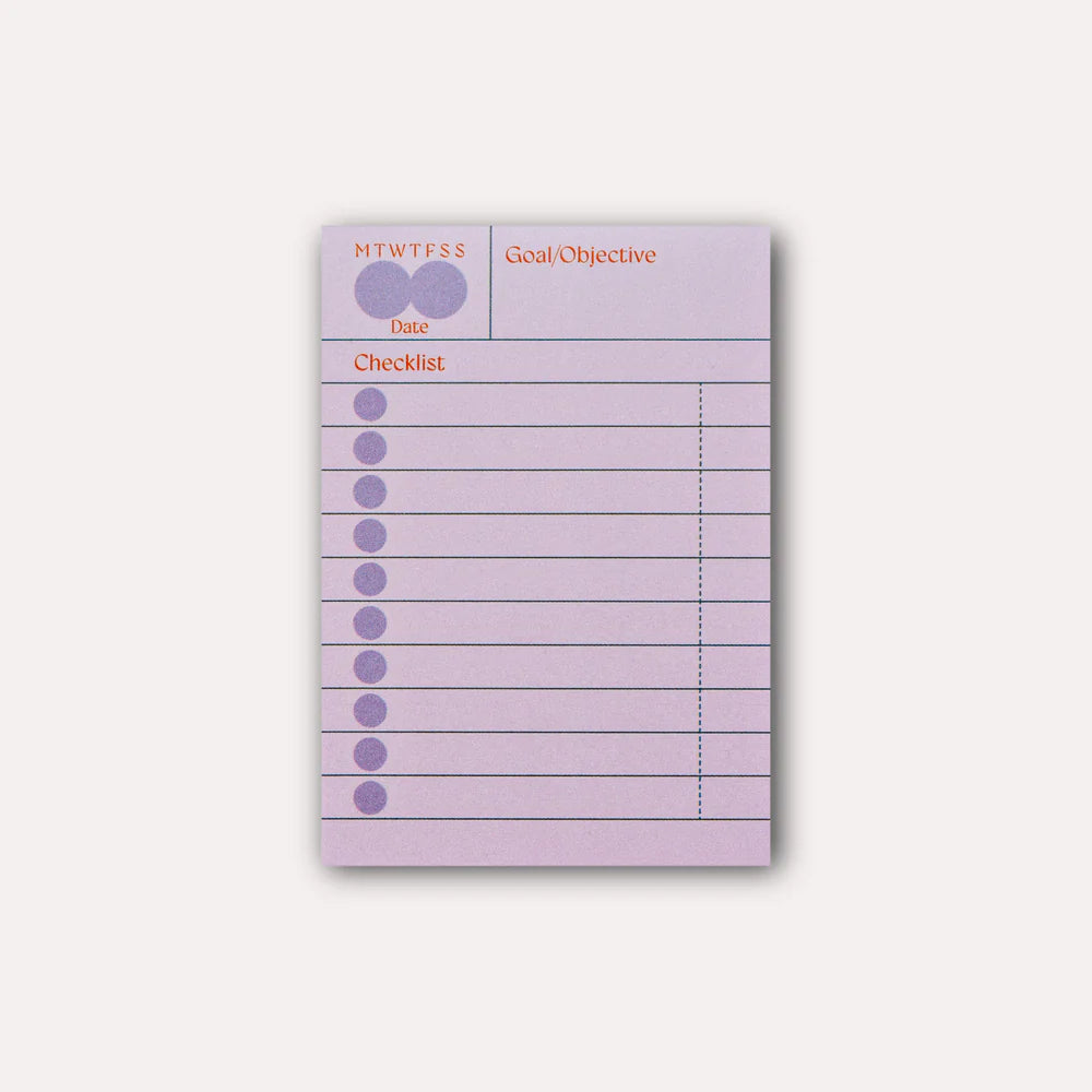 checklist sticky notes — august > the completist