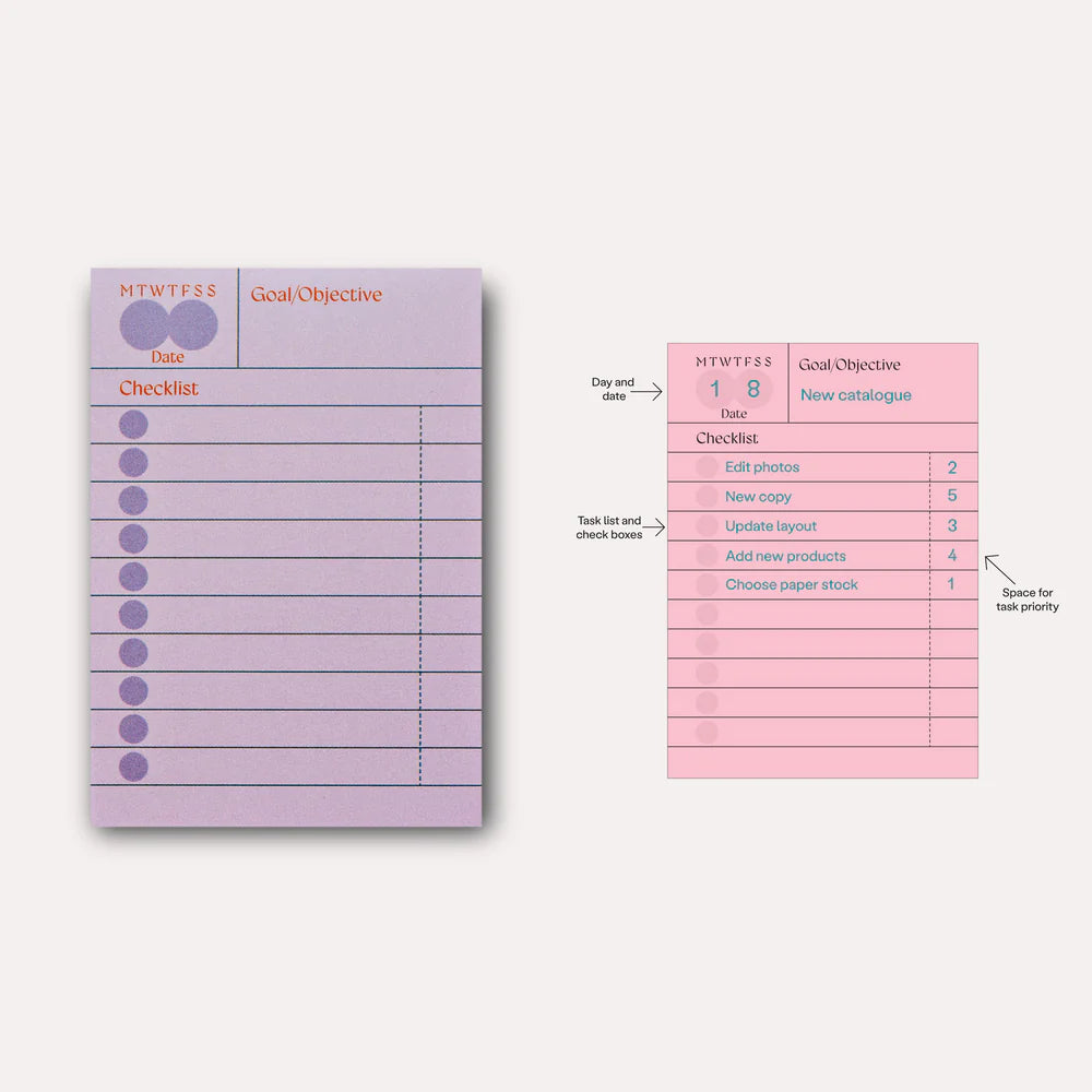 checklist sticky notes — august > the completist