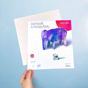 3D papírová zvířátka — Dotvoř a poskládej – Malá a velký