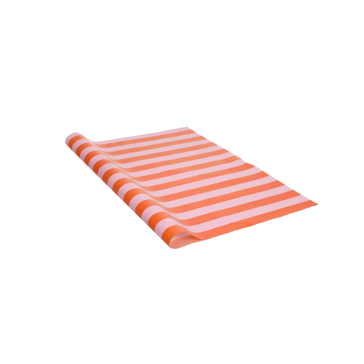 5x hedvábný balící papír — stripes orange