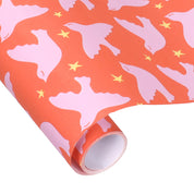 balicí papír holubice Handdrawn Birds – Blood Orange