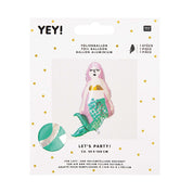 foliový balónek — mermaid / mořská panna