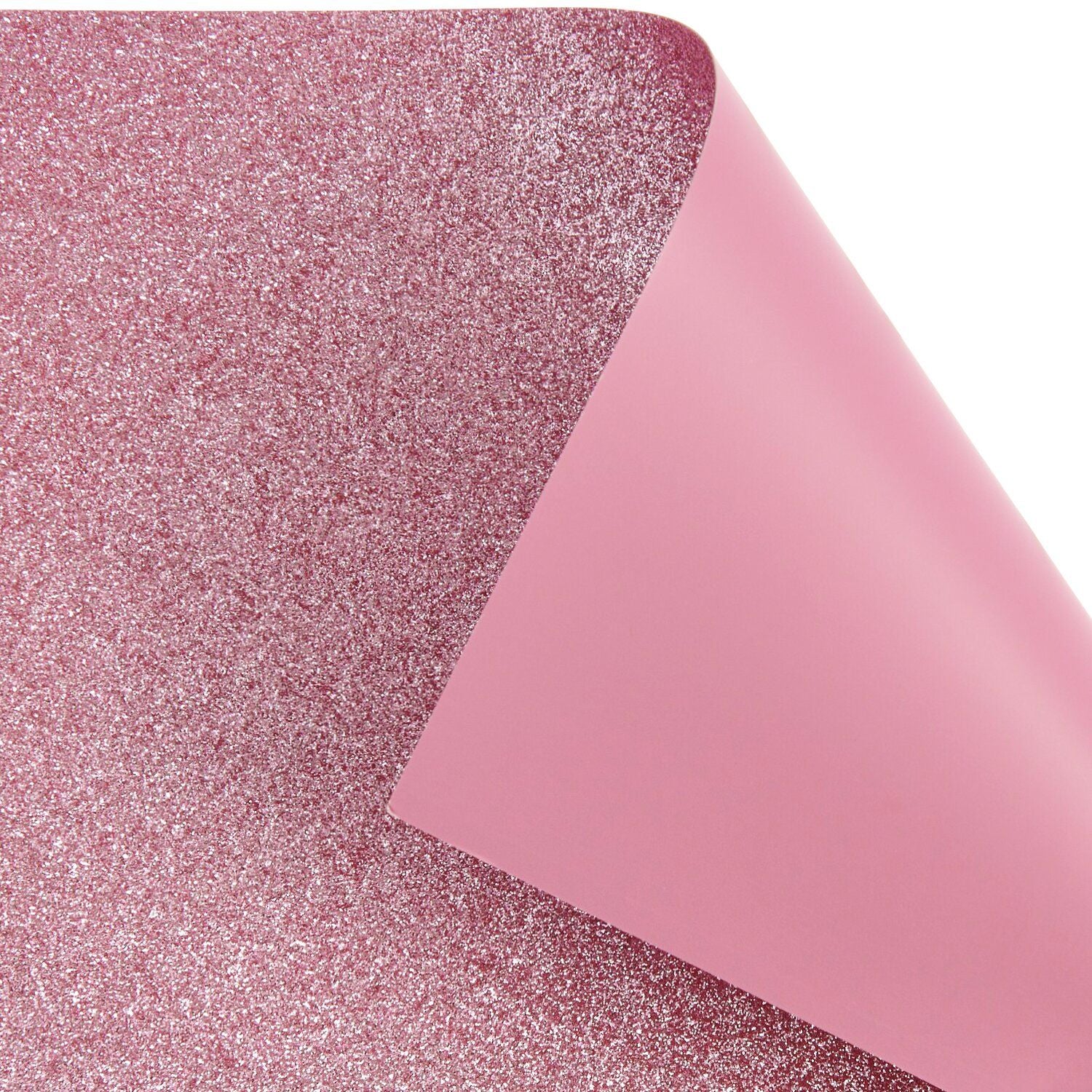 kreativní papír — glitter light pink — 23x25 cm