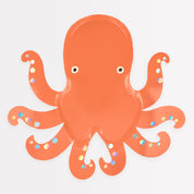 papírové talíře — octopus