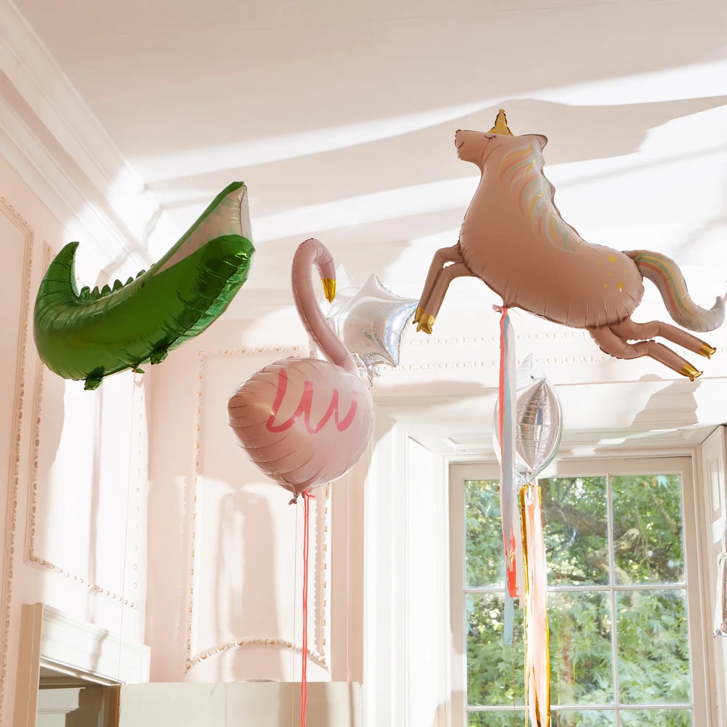 foliový balónek — flamingo