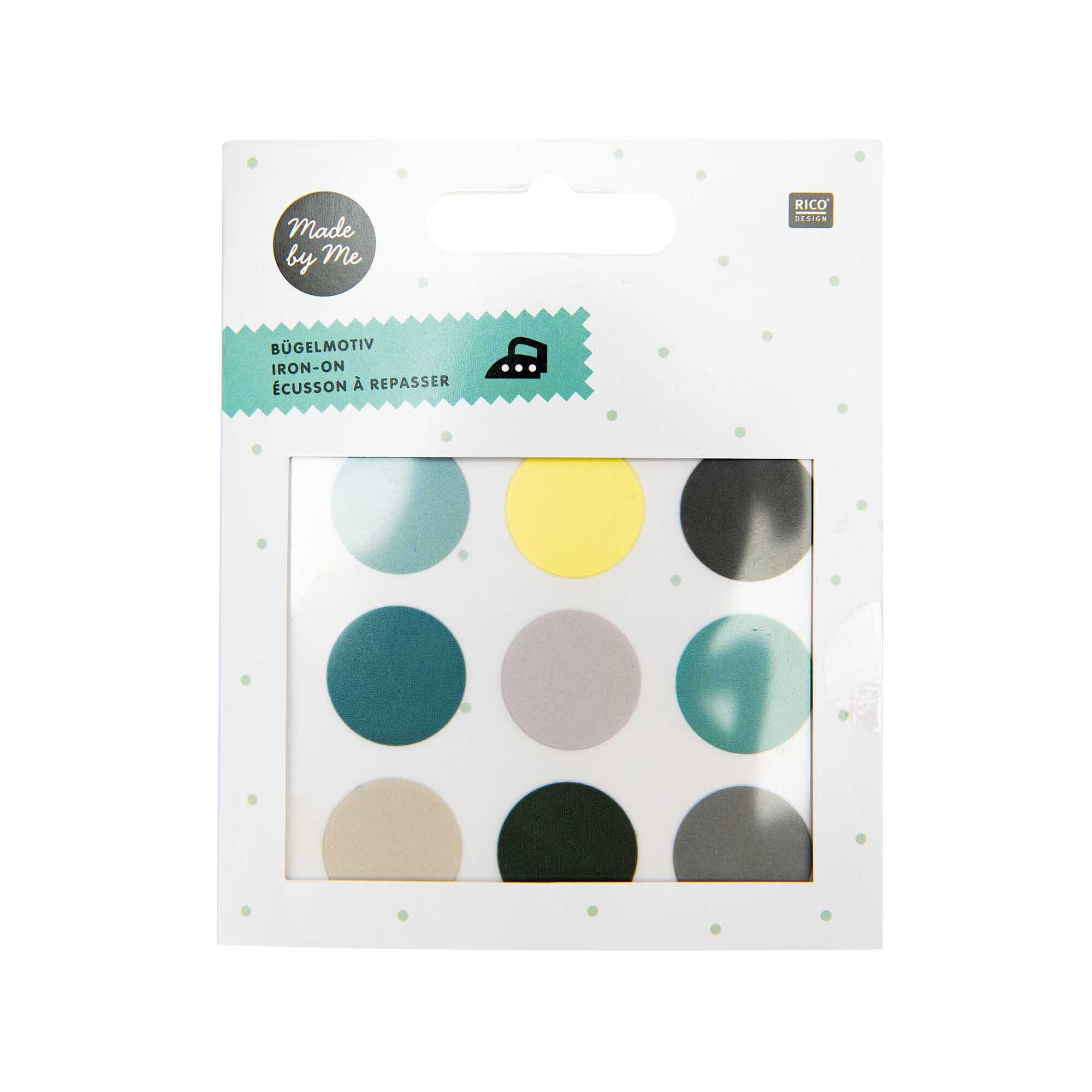 nažehlovačka — circles green mix